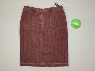 bordowa spódnice midi: Spódnica damska, rozmiar M — 3