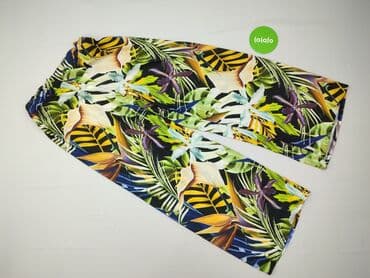 krótkie spodenki z szerokimi nogawkami: Spodnie materiałowe damskie, rozmiar S — 3