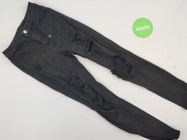 czarne skinny jeans: H&M Divided, Jeansy damskie, rozmiar XS — 2
