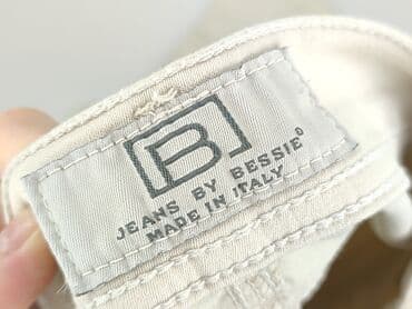 kremowe jeansy: Jeansy damskie, rozmiar M — 4