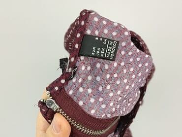 czerwona bluzki z bufkami: H&M, Women's blouse, S — 7