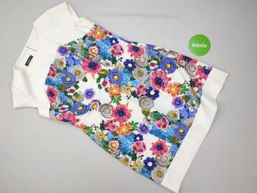 prosta sukienka do kolan: Sukienka damska, 3XL — 2