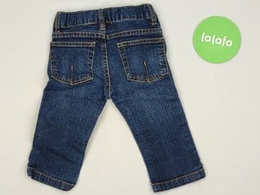 джинсова куртка: Denim pants, 9-12 months, condition - Good — 3