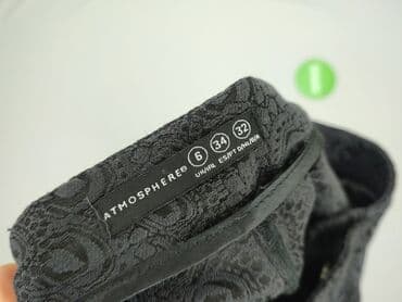 czarne cargo pull and bear: Atmosphere, Spodnie materiałowe damskie, rozmiar XS — 4