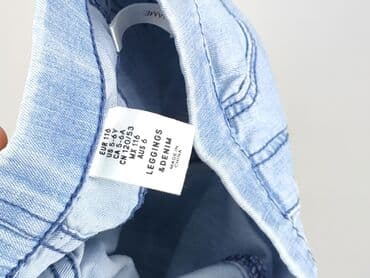 legginsy z wysokim stanem modelujace: Spodnie jeansowe, 5-6 lat, 116, stan - Bardzo dobry — 4