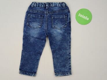 modne jeansy: Denim pants, 12-18 months, condition - Very good — 3