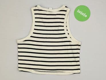 hm bluzki z krótkim rękawem: H&M, Top damski, rozmiar L — 3