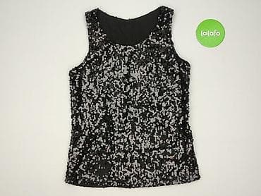 bluzki basic czarne: Vila, Top damski, rozmiar M — 2