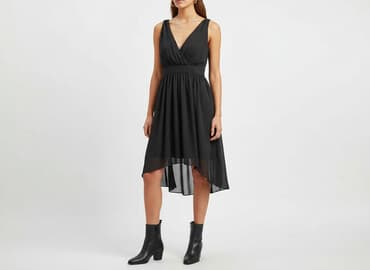 sukienka maxi z rozcięciem na wesele: Sukienka damska, rozmiar S — 1