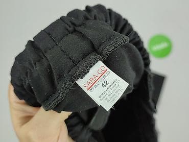 Жінкам: Damskie czarne spodnie SARAGO - Rozmiar z metki: 42 - Krój: zwężane — 4