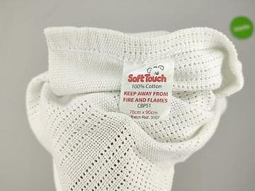 Inne artykuły dla domu: Koc 90 x 70, kolor - Biały, stan - Dobry — 4