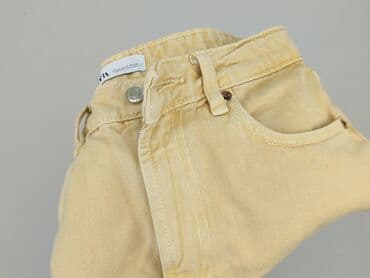 zara spodnie beżowe z wysokim stanem: Zara, Shorts for women, size M — 7