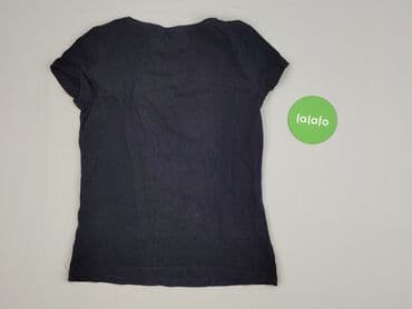 czarne t shirty w serek damskie: Beloved, T-shirt damski, rozmiar S — 3