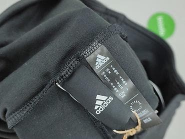 czarne dresy: Adidas, Legginsy Sportowe damskie, rozmiar M — 4