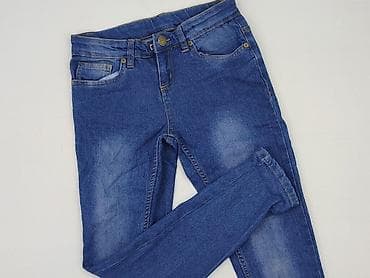 kik stroje: Spodnie jeansowe, X-MAIL, 11 lat, 146, stan - Bardzo dobry — 1