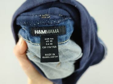 krótkie spodenki ciążowe: H&M Mama, Szorty damskie, rozmiar L — 4