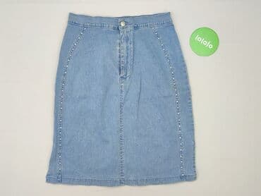 spódnice jeansowe ciemna: Spódnica damska, rozmiar S — 2