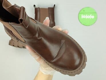 ccc kozaki beżowe: Botki damskie, 37 — 6