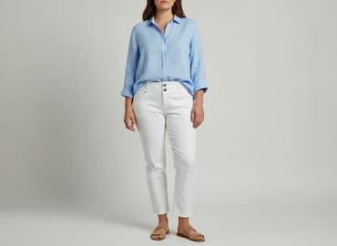 ubrania dla kobiet w ciąży: Spodnie materiałowe damskie, rozmiar XL — 1