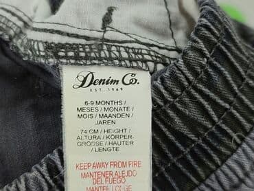 bluza z gęsią: Spodnie jeansowe, DenimCo, 6-9 miesięcy, stan - Bardzo dobry — 5