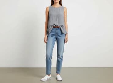 szara marynarka damska do sukienki: OPUS, Bluzka damska, M — 6