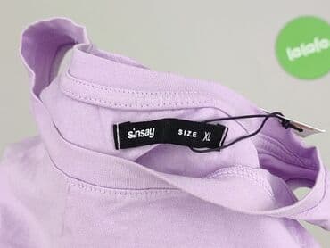 sinsay bluzki z krótkim rękawem: Sinsay, Top damski, rozmiar XL — 4