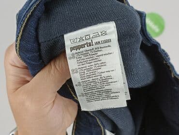 łaty na spodnie do prasowania: Spodnie jeansowe, Pepperts!, 9 lat, 128/134, stan - Idealny — 5