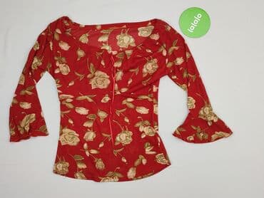 białe bluzki ze zlotym nadrukiem: Bluzka damska, rozmiar S — 2