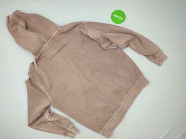 oversized t shirty basic: PULL&BEAR, Bluza z kapturem damska, rozmiar M — 3