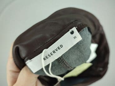 woskowane legginsy z wysokim stanem zara: Material trousers for women, XS — 4