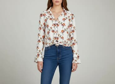 t shirty z flamingiem: Koszula damska, rozmiar S — 1