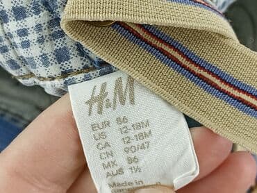джинсы: Denim pants, H&M, 12-18 months, condition - Very good — 4