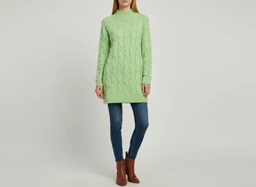 sukienki z kaszmiru: Tunika damska, rozmiar S — 6