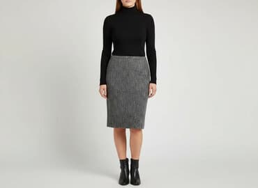 plisowane spódnice szara: Spódnica damska, rozmiar 3XL — 5