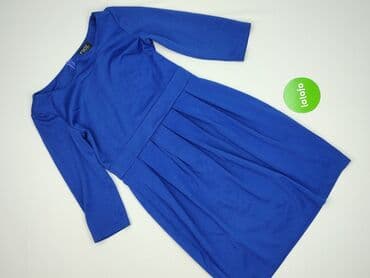 błękitna sukienki midi: Figl, Sukienka damska, rozmiar S — 2