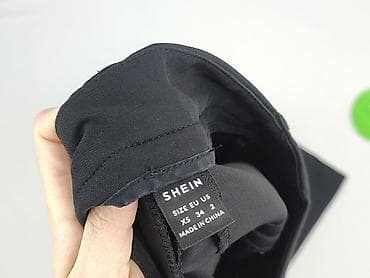 legginsy sliskie: Shein, Spodnie materiałowe damskie, rozmiar XS — 4