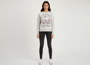 bluza z oczami: CKH Clockhouse, Bluza damska
, rozmiar XS — 7