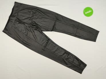 legginsy z eko skóry ocieplane: Amisu, Legginsy Ze skóry ekologicznej damskie, rozmiar S — 2