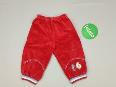 pomaranczowe spodnie dresowe: Sweatpants, 3-6 months, condition - Good — 2