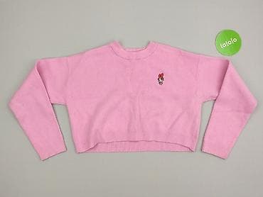 czerwony sweter: Bershka, Sweter damski, rozmiar XS — 2