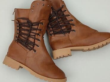 buty zimowe na obcasie ccc: Botki damskie, rozmiar 37 — 1