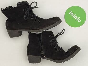 botki wiosenne do sukienki: H&M, Botki damskie, 37, stan - Dobry — 4