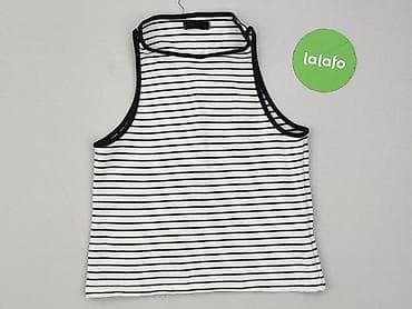 bluzki basic z dekoltem v: T-shirt damski, rozmiar S — 2