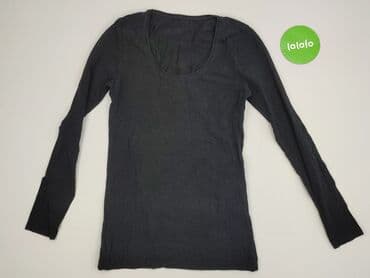 bluzki basic z dekoltem v: Women's blouse, size S (EU 36) — 2