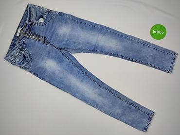 dżins tekst: Jeansy damskie, rozmiar M — 2