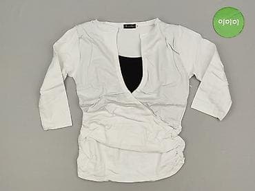 bluzki w serek plus size: Bluzka damska, rozmiar S — 2