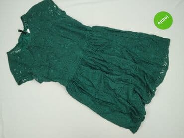 jakie rajstopy do zielonej sukienki: H&M Divided, Sukienka damska, L — 2