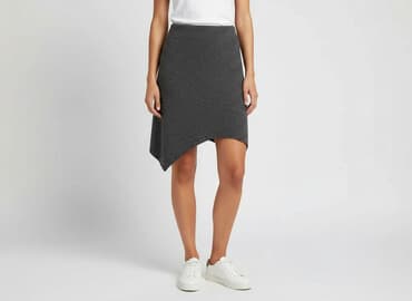 szara spódnice midi: Spódnica damska, rozmiar S — 1