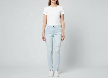 spodnie jeansowe damskie hm: H&M, Jeansy damskie, rozmiar S — 6