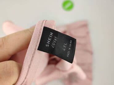 sukienka z marszczeniem na brzuchu plus size: Shein, Sukienka damska, rozmiar 4XL — 4